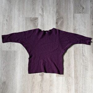 The Limited Purple Batwing Sweater